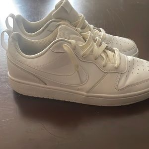 Nike all white court vision